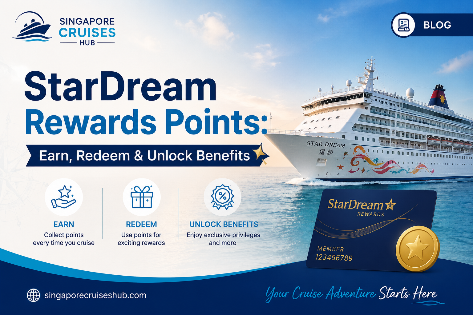 StarDream Rewards Points: Complete Guide to Earn, Redeem and Unlock Member Benefits on Genting Dream Cruise (2026)