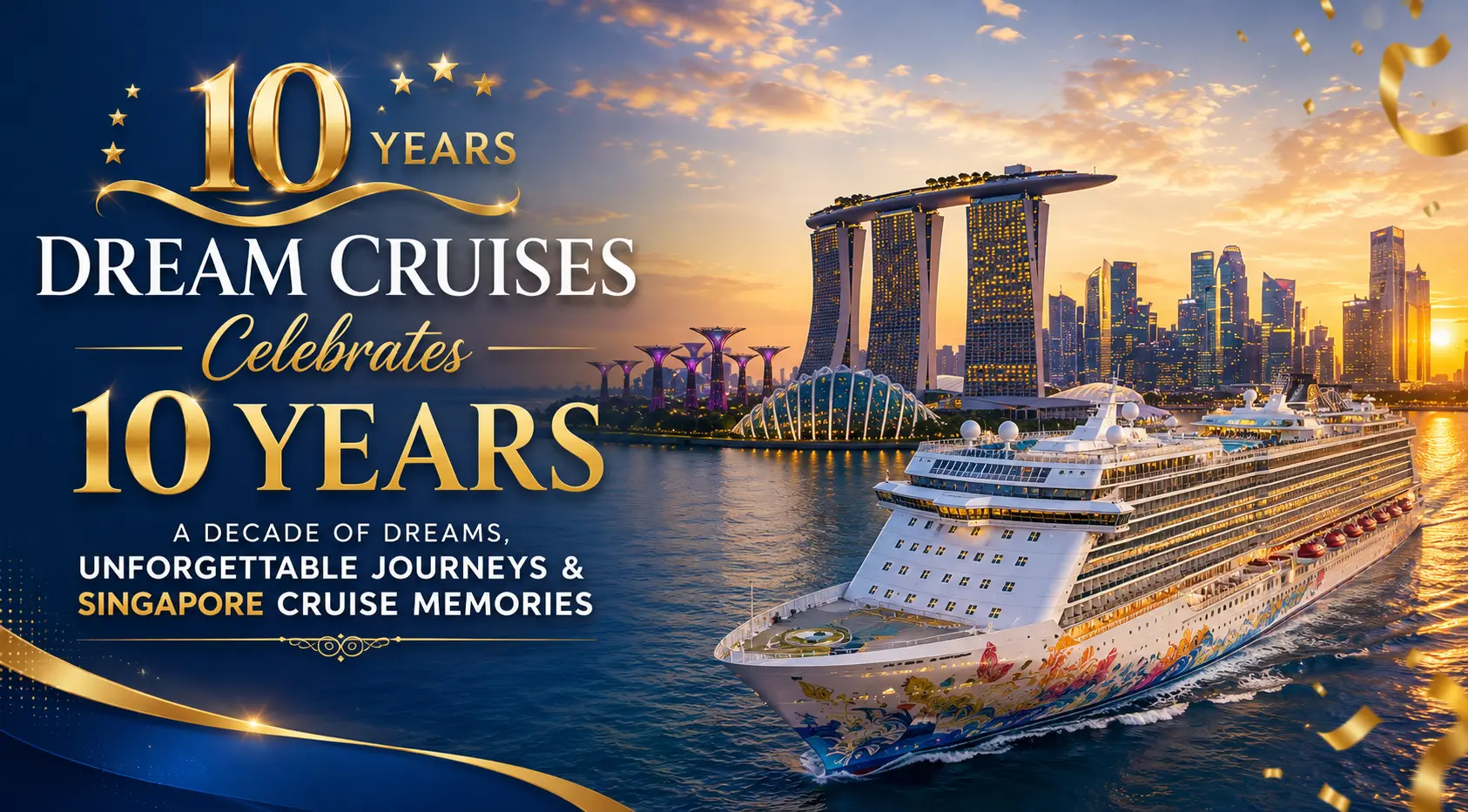 Dream Cruises Celebrates 10 Years: A Decade of Dreams, Unforgettable Journeys & Singapore Cruise Memories