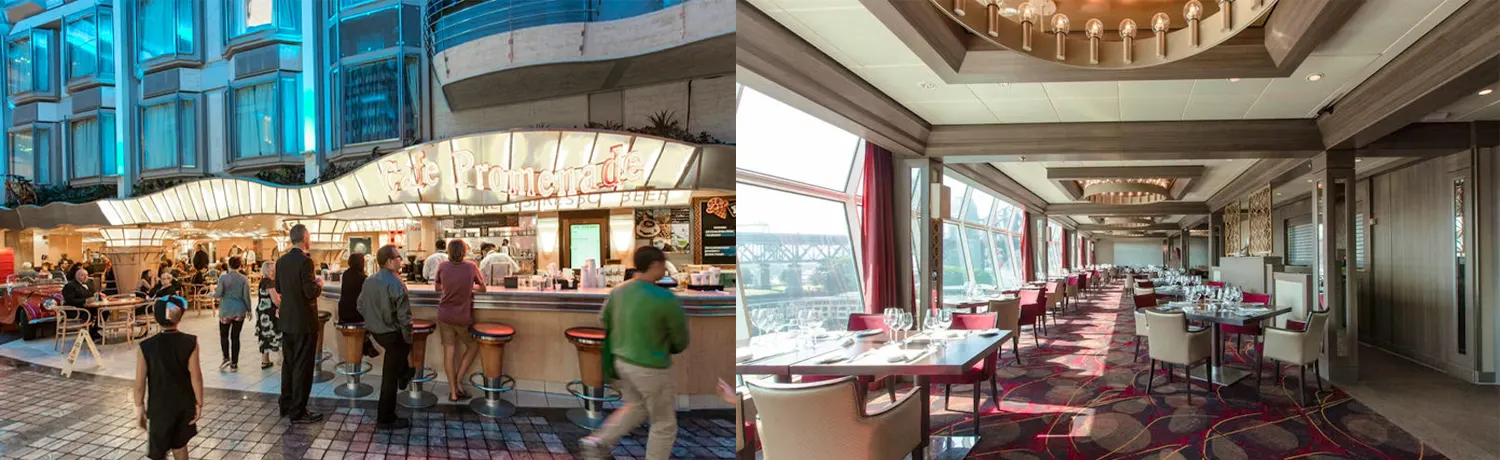 Star Voyager dining and entertainment decks